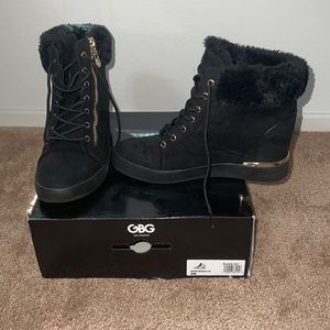 Black GBG Sneaker Wedge